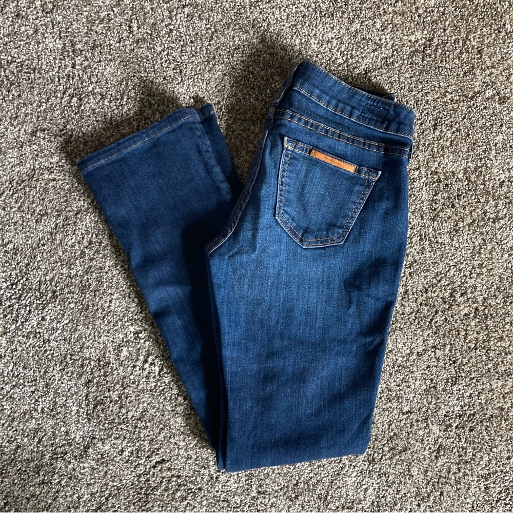 True Religion Women's Straight Leg Jeans - Dark Blue